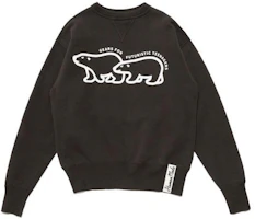 Human Made FW21 Polar Bear Logo Sweatshirt Brown Unisex HM22CS018 Human Made FW21 Polar Bear Logo Sweatshirt Brown Unisex HM22CS018