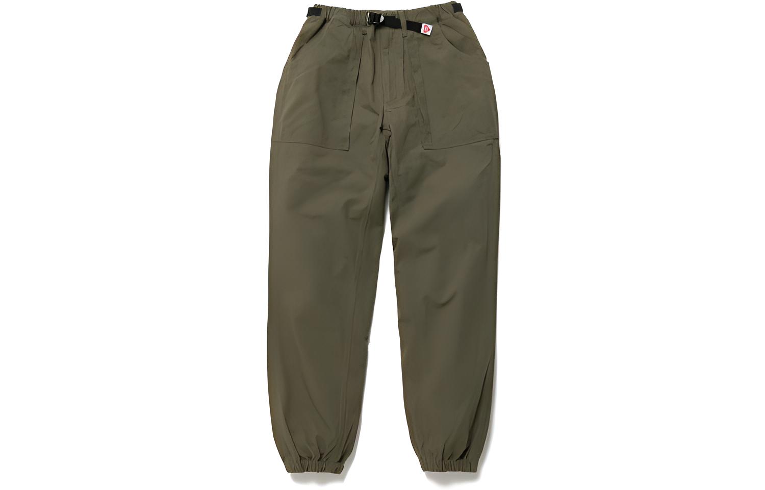 HUMAN MADE FW21 Solid Color Cargo Jogger Pants Ripstop Fabric. HM22PT010