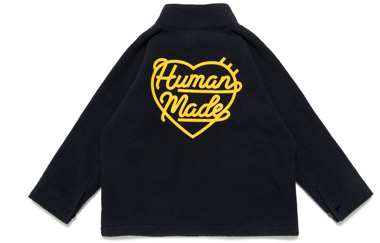 Lookbook HUMAN MADE FW21 솔리드 더플 플리스 재킷 HM22JK017