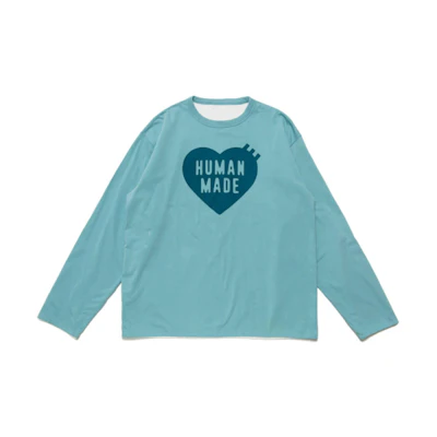Human Made FW21 Solid Heart Crewneck Sweatshirt Unisex HM22CS013