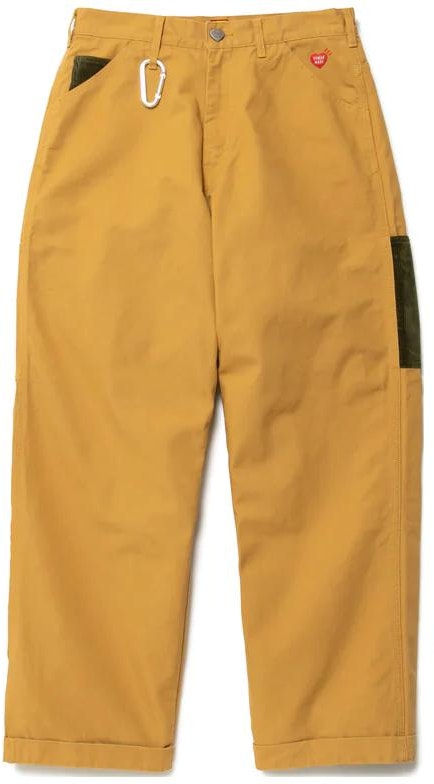 human-made-fw-22-casual-tapered-pants-beige-men-s-mid-rise-hm-24-pt-006