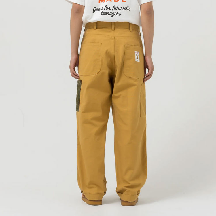 Shop HUMAN MADE FW22 カジュアルテーパードパンツ ベージュ メンズ ミッドライズ. HM24PT006