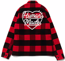 Lookbook HUMAN MADE FW22 格紋兔子印花襯衫 男女長袖上衣 HM24SH008