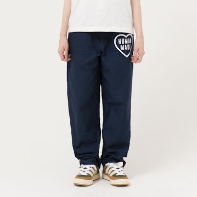 HUMAN MADE FW22 愛心標誌印花休閒褲 中性卡其褲 HM24PT002 3