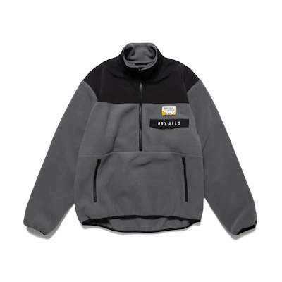 HUMAN MADE FW22 Color-Block Half-Zip Stand Collar Sweatshirt Men’s. HM24JK026