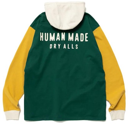 HUMAN MADE FW22 Sweatshirt Logo Bordir Warna Hijau HM24CS013 Lookbook HUMAN MADE FW22 Sweatshirt Logo Bordir Warna Hijau HM24CS013