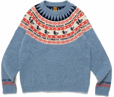 HUMAN MADE FW22 Baju Sejuk Rajut Unisex Gaya Blok Warna HM24CS036 Buy HUMAN MADE FW22 Baju Sejuk Rajut Unisex Gaya Blok Warna HM24CS036