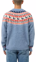 Purchase HUMAN MADE FW22 Colorblock Crewneck Knit Sweater Unisex Style HM24CS036