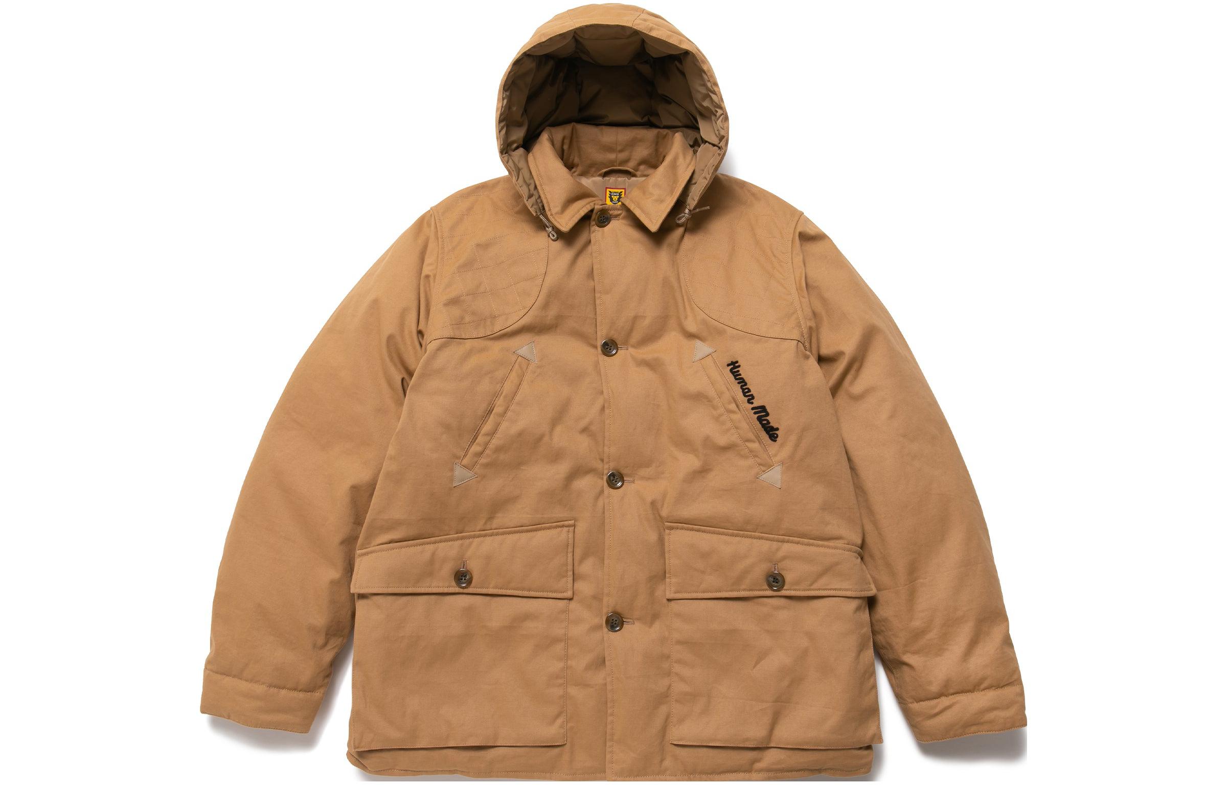 HUMAN MADE FW22 Deer Logo Embroidered Single-Breasted Jacket Brown Unisex. HM24JK031