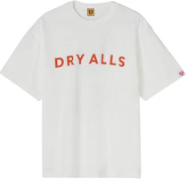 HUMAN MADE FW22 Dry All Logo Print Pullover T-Shirt Unisex Couple Wear. HM24TE010 HUMAN MADE FW22 Dry All Logo Print Pullover T-Shirt Unisex Couple Wear. HM24TE010