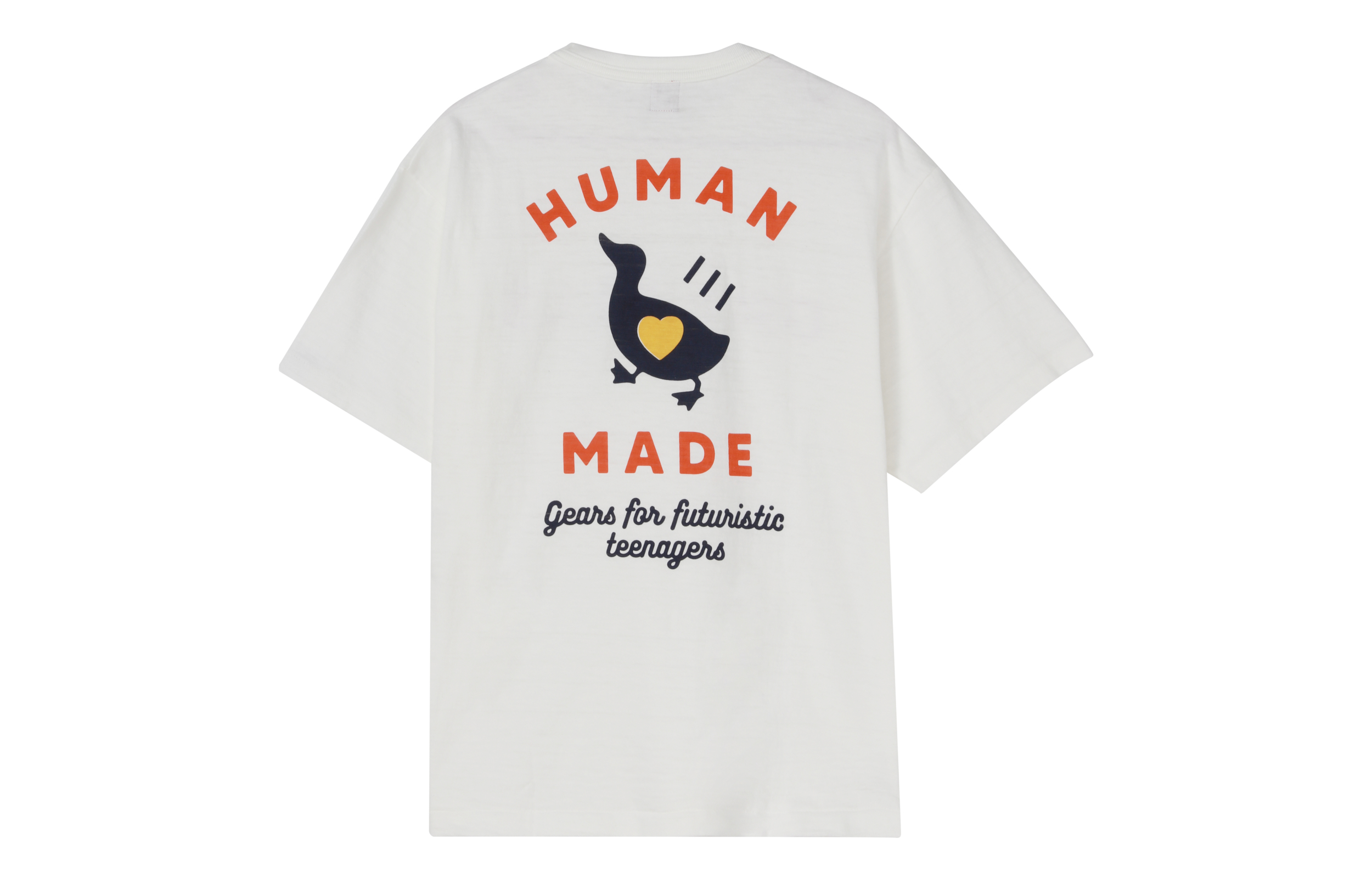 Lookbook Camiseta HUMAN MADE FW22 Logo Dry All Unisex Parejas. HM24TE010