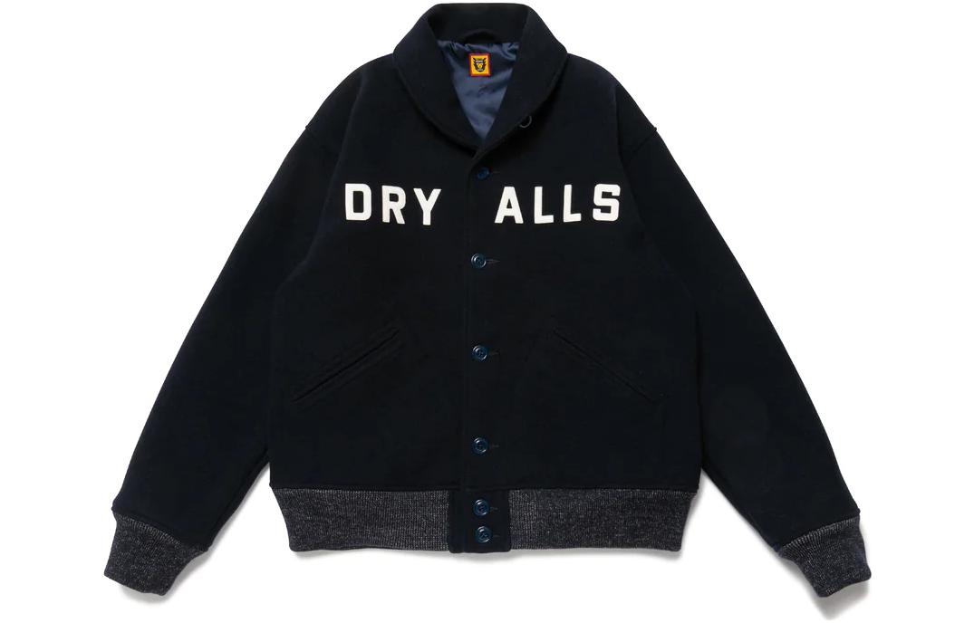 Human Made FW22 Dry Alls Letter Logo Long Sleeve Jacket Unisex HM24JK017