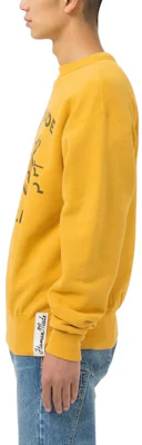 휴먼메이드 FW22 오리 프린팅 옐로우 크루넥 스웨트셔츠 유니섹스 HM24CS021 Details for 휴먼메이드 FW22 오리 프린팅 옐로우 크루넥 스웨트셔츠 유니섹스 HM24CS021