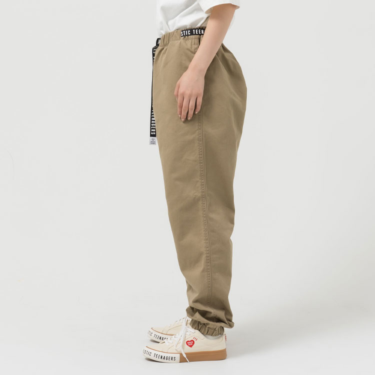 Details for 휴먼 메이드 FW22 솔리드 컬러 조거 팬츠 조절 가능한 드로스트링. HM24PT008