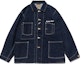 Order HUMAN MADE FW22 Embroidered Logo Denim Jacket Unisex Blue. HM24JK006