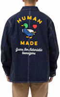 Details for HUMAN MADE FW22 刺繡標誌牛仔外套 男女款 藍色 HM24JK006