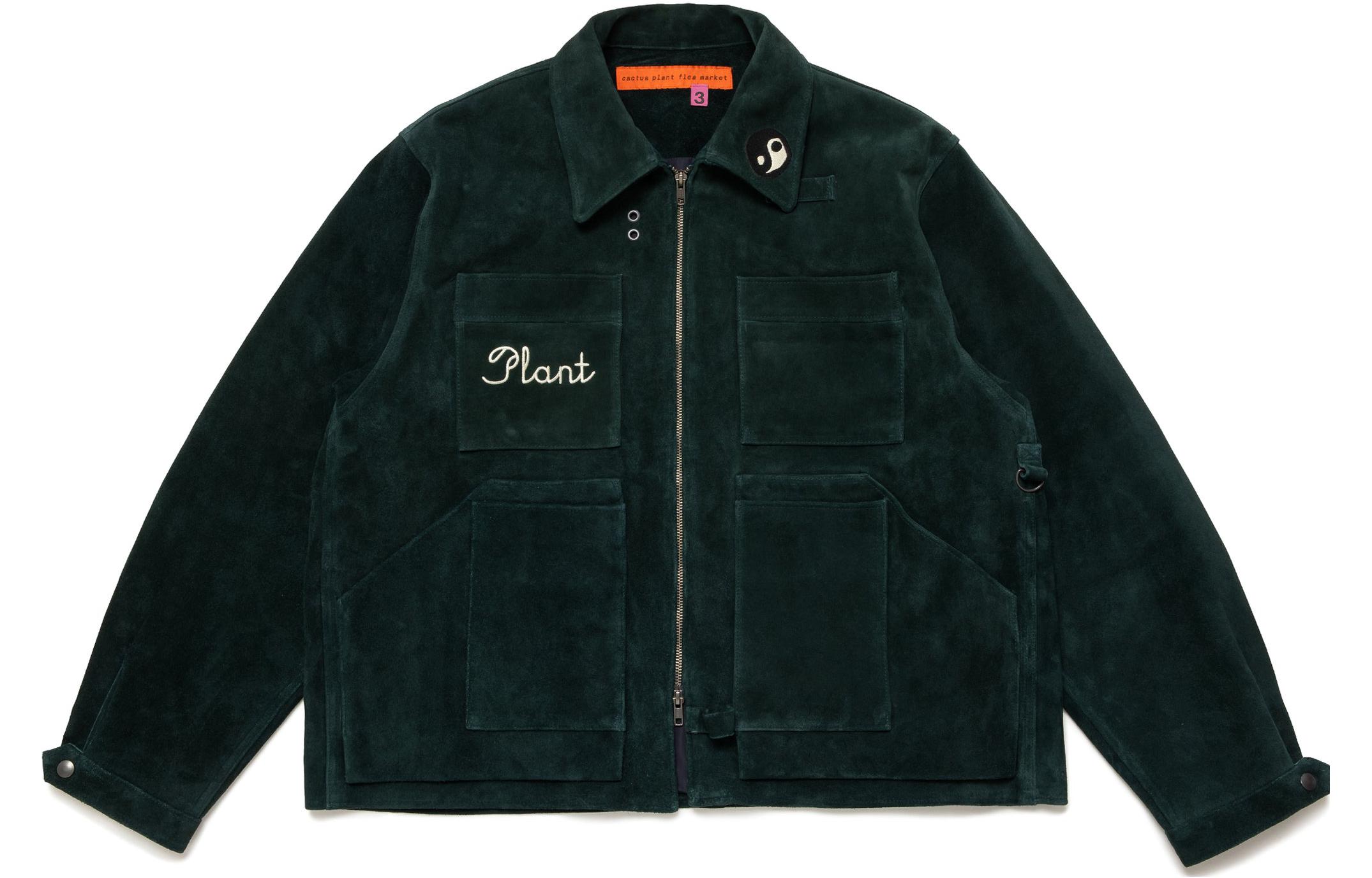 Human Made FW22 Embroidered Taiji Logo Zip Jacket Dark Green Unisex CP07JK002