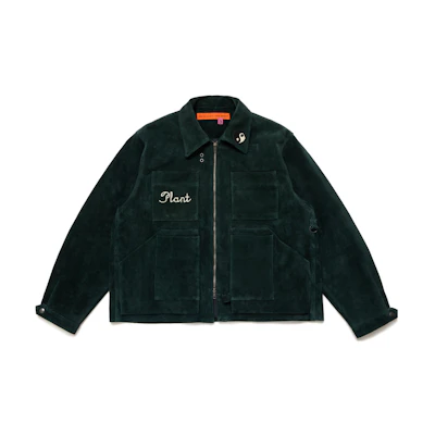 Human Made FW22 Embroidered Taiji Logo Zip Jacket Dark Green Unisex CP07JK002