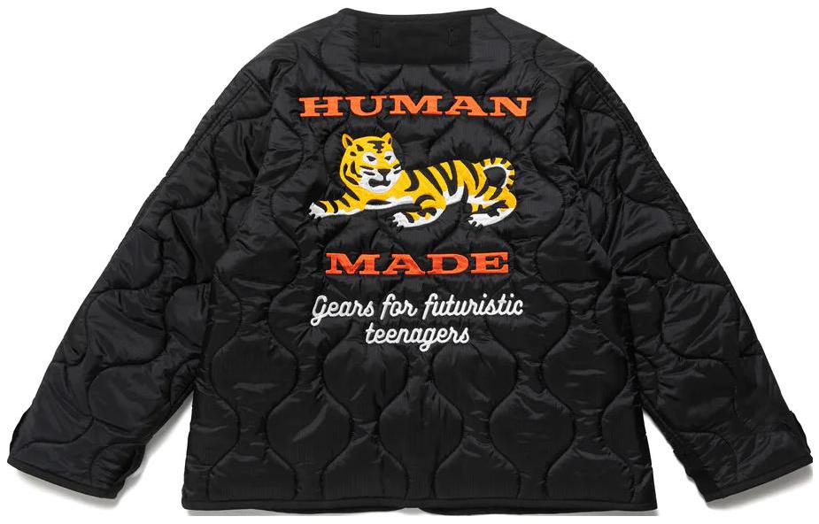 HUMAN MADE FW22 Embroidered Tiger Letter Unisex Long Sleeve Jacket HM24JK013 圖 3