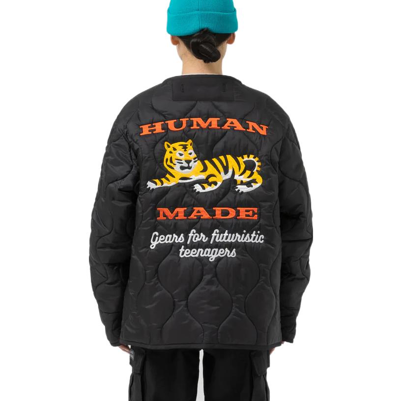 HUMAN MADE FW22 Embroidered Tiger Letter Unisex Long Sleeve Jacket HM24JK013 圖 5