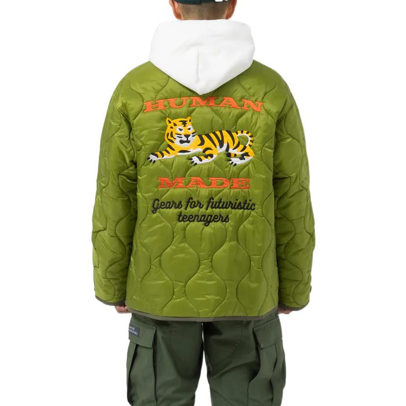 HUMAN MADE FW22 Embroidered Tiger Letter Unisex Long Sleeve Jacket HM24JK013 圖 9