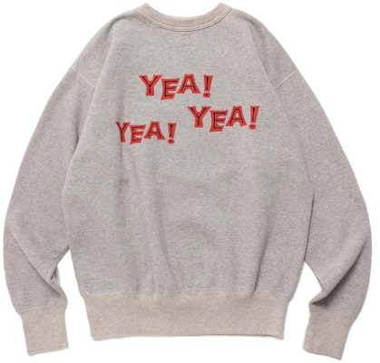 HUMAN MADE FW22灰色男女同款印花圆领套头卫衣 HM24CS023 Lookbook HUMAN MADE FW22灰色男女同款印花圆领套头卫衣 HM24CS023