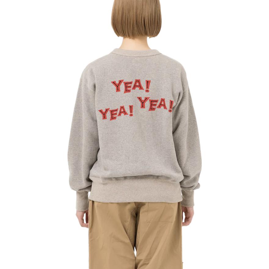 Details for HUMAN MADE FW22灰色男女同款印花圆领套头卫衣 HM24CS023