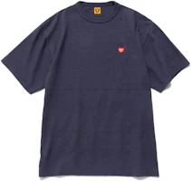 HUMAN MADE FW22 Heart Logo Back Print Casual Short Sleeve T-Shirt Men’s Recommended HM24CS002 HUMAN MADE FW22 Heart Logo Back Print Casual Short Sleeve T-Shirt Men’s Recommended HM24CS002
