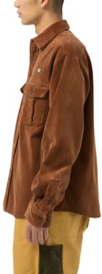 휴먼 메이드 FW22 하트 로고 자수 포켓 버튼업 긴팔 셔츠 HM24SH006 Details for 휴먼 메이드 FW22 하트 로고 자수 포켓 버튼업 긴팔 셔츠 HM24SH006