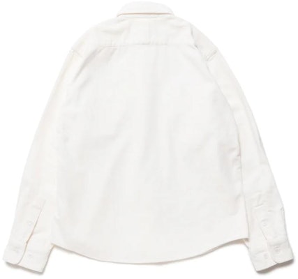 휴먼 메이드 FW22 하트 로고 자수 포켓 버튼업 긴팔 셔츠 HM24SH006 Cheap 휴먼 메이드 FW22 하트 로고 자수 포켓 버튼업 긴팔 셔츠 HM24SH006