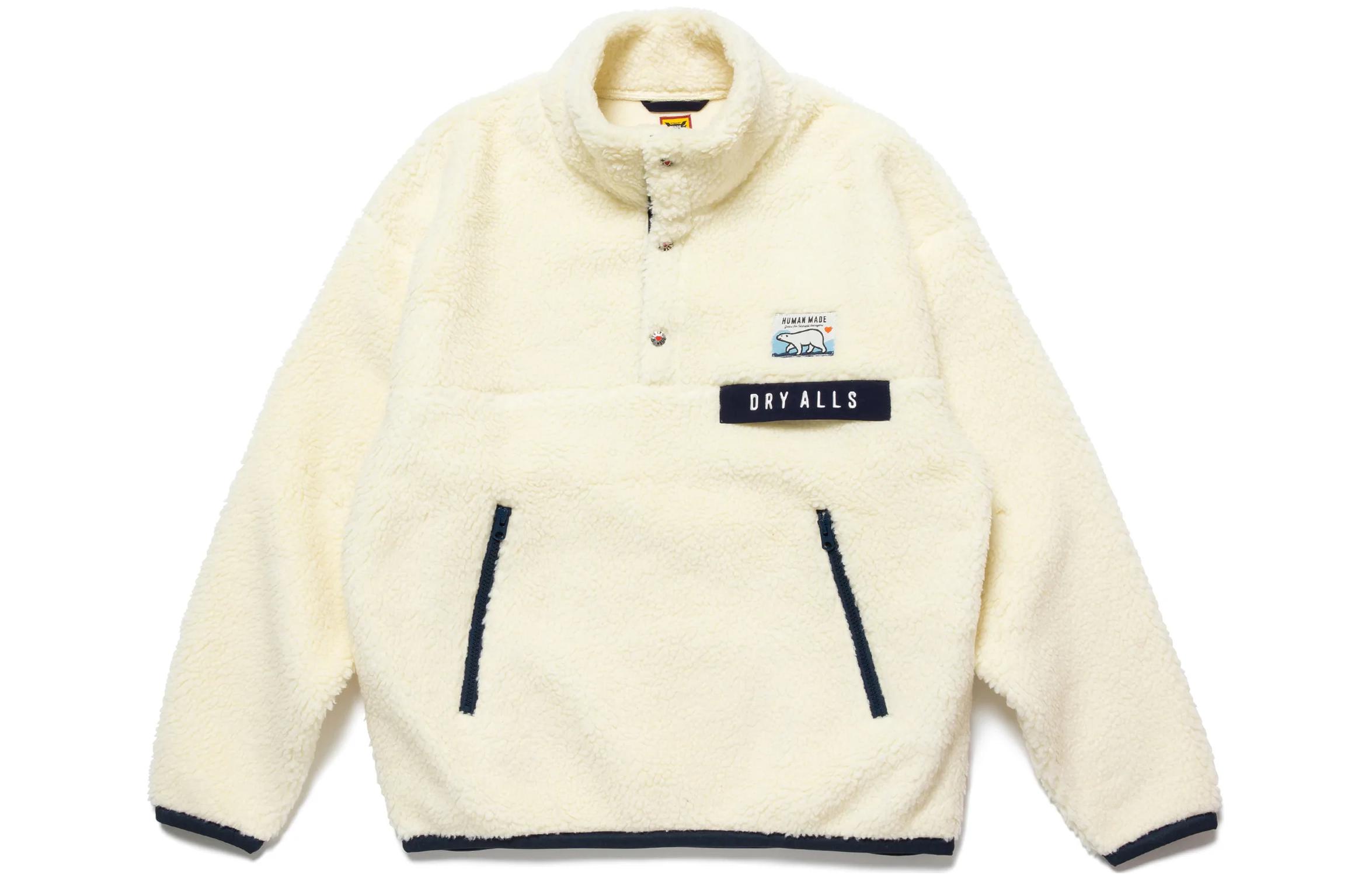 Order HUMAN MADE FW22 心型Logo刺繡款男女款套頭衛衣 HM24JK028