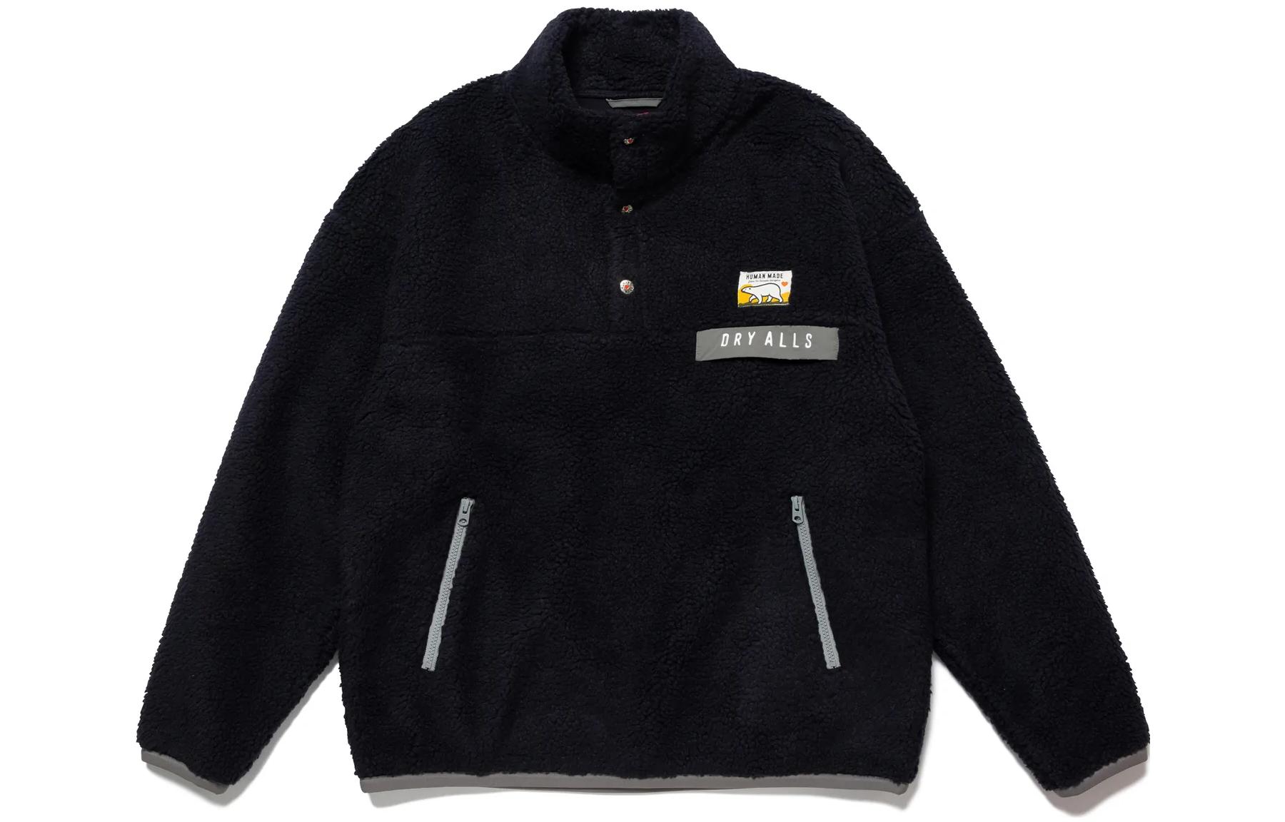 Details for HUMAN MADE FW22 心型Logo刺繡款男女款套頭衛衣 HM24JK028