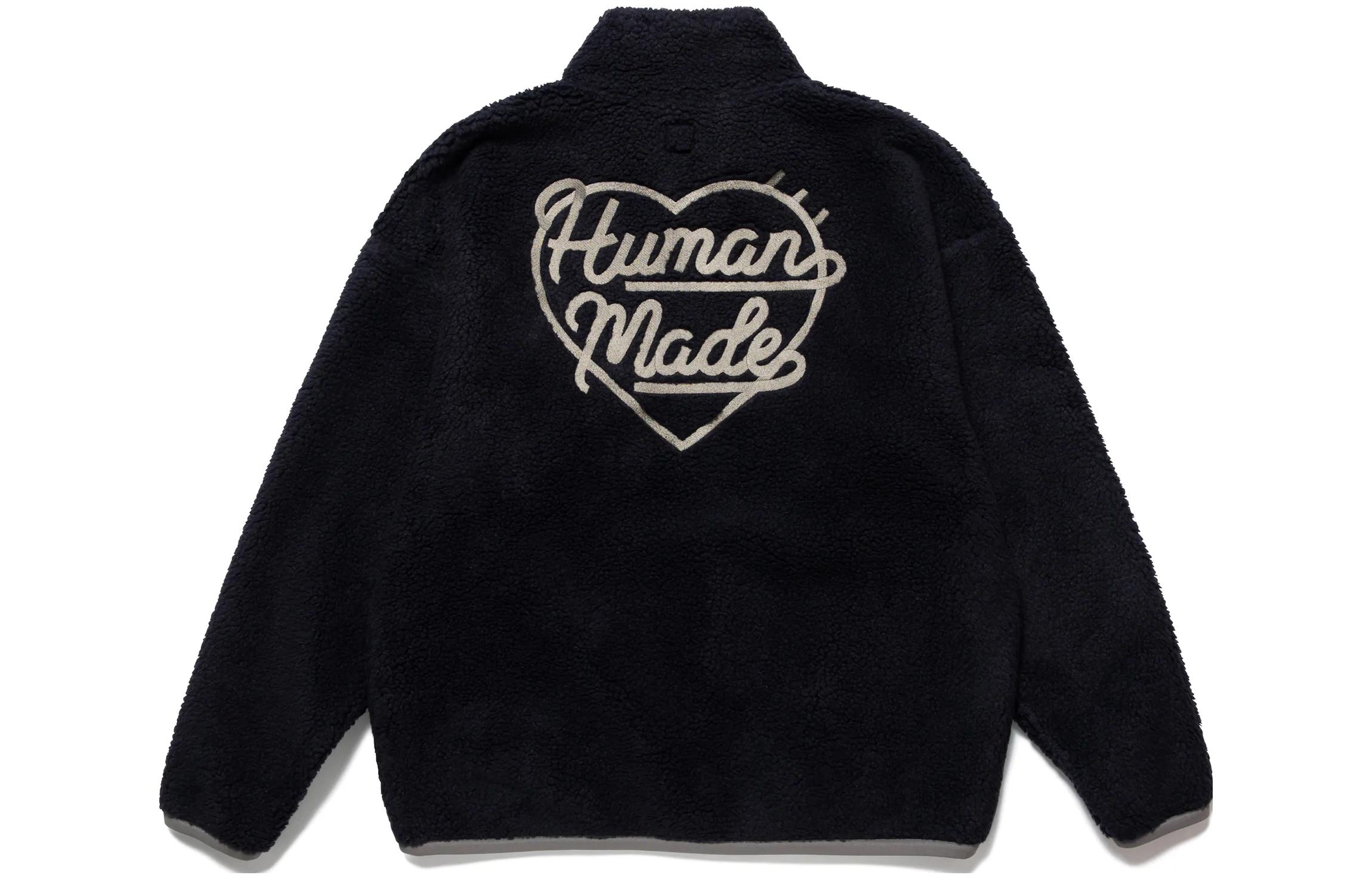 Sizing HUMAN MADE FW22 心型Logo刺繡款男女款套頭衛衣 HM24JK028