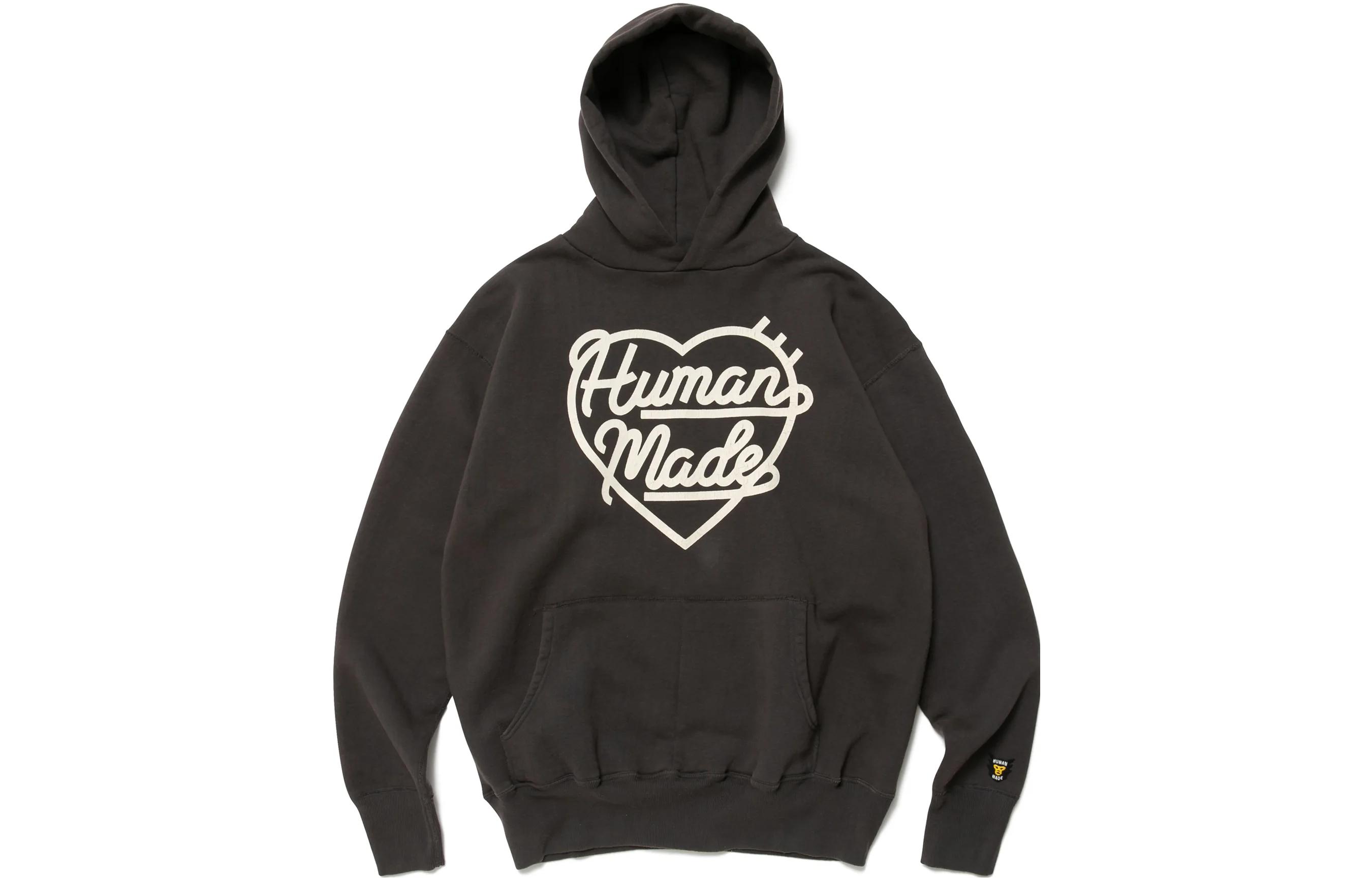 Order HUMAN MADE FW22 Hoodie Unisex Logo Hati Print. HM24CS026