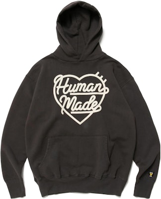 HUMAN MADE FW22 Hoodie Unisex Logo Hati Print. HM24CS026 Order HUMAN MADE FW22 Hoodie Unisex Logo Hati Print. HM24CS026