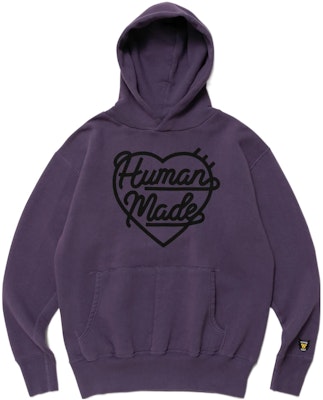 HUMAN MADE FW22 Hoodie Unisex Logo Hati Print. HM24CS026 Shop HUMAN MADE FW22 Hoodie Unisex Logo Hati Print. HM24CS026