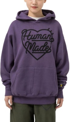 HUMAN MADE FW22 Hoodie Unisex Logo Hati Print. HM24CS026 Details for HUMAN MADE FW22 Hoodie Unisex Logo Hati Print. HM24CS026