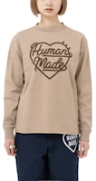 Cheap HUMAN MADE FW22 Heart Pattern Long Sleeve Pullover T-Shirt Unisex HM24CS008