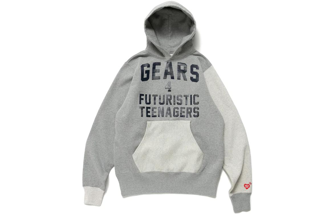 Human Made FW22 Heavyweight Pullover Hoodie Letter Print Unisex Multicolor HM24CS025