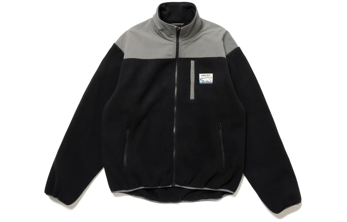 Order HUMAN MADE FW22 字母Logo拼色高領外套 男女適用 HM24JK025