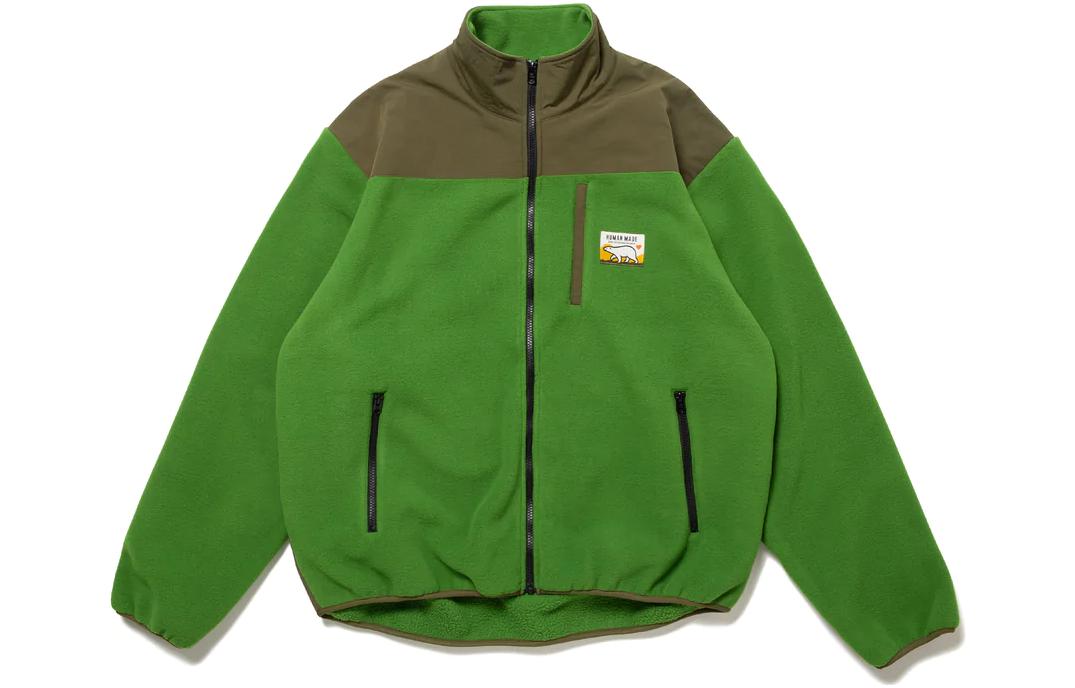 Details for HUMAN MADE FW22 字母Logo拼色高領外套 男女適用 HM24JK025