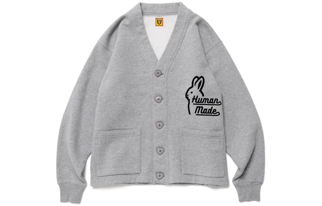 Order HUMAN MADE FW22 字母印花V領扣釦夾克 男女通用款式 HM24CS018