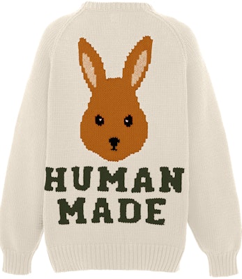 HUMAN MADE FW22 Logo Crewneck Pullover Sweater Unisex Long Sleeve. HM24CS034 5