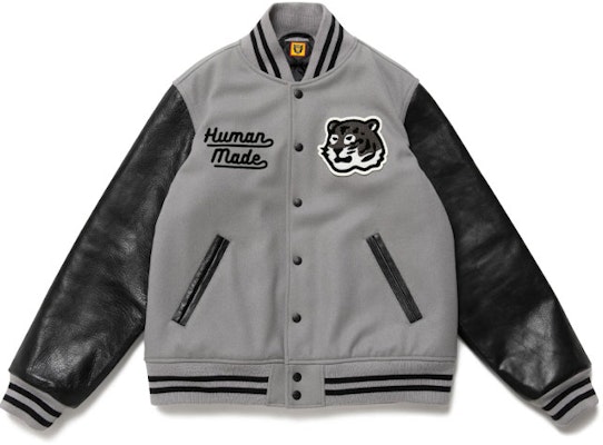 HUMAN MADE FW22 Logo Print Colorblock Single-Breasted Jacket Unisex. HM24JK018 Order HUMAN MADE FW22 Logo Print Colorblock Single-Breasted Jacket Unisex. HM24JK018