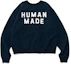 Lookbook HUMAN MADE FW22 로고 프린트 크루넥 긴팔 유니섹스 스웨트셔츠. HM24CS017