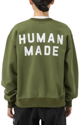 HUMAN MADE FW22 로고 프린트 크루넥 긴팔 유니섹스 스웨트셔츠. HM24CS017 Sizing HUMAN MADE FW22 로고 프린트 크루넥 긴팔 유니섹스 스웨트셔츠. HM24CS017