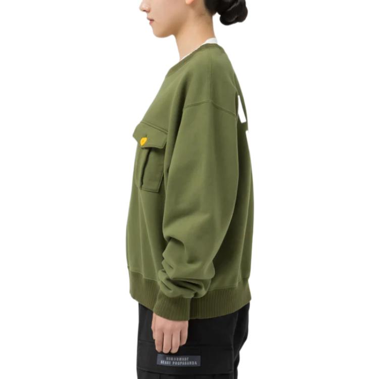 HUMAN MADE FW22 Logo Print Crewneck Long Sleeve Unisex Sweatshirt. HM24CS017 圖 8