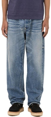 HUMAN MADE FW22 Plain Straight Fit Denim Jeans Men’s Blue HM24PT004 Shop HUMAN MADE FW22 Plain Straight Fit Denim Jeans Men’s Blue HM24PT004