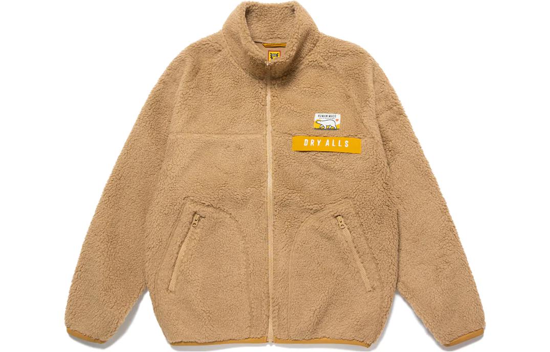 Buy HUMAN MADE FW22 Polar Bear Logo Print Stand Collar Jacket Unisex HM24JK027