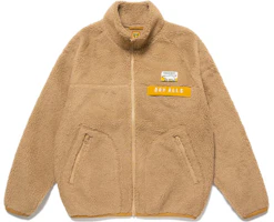 HUMAN MADE FW22 Polar Bear Logo Print Stand Collar Jacket Unisex HM24JK027 HUMAN MADE FW22 Polar Bear Logo Print Stand Collar Jacket Unisex HM24JK027